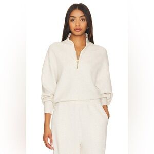 VARLEY Davidson Sweatshirt in Ivory Marl sz XL